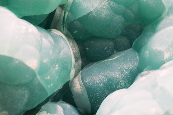 Calm abstract pattern in mint tones